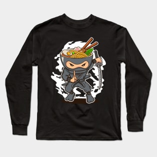 NINJA RAMEN Long Sleeve T-Shirt